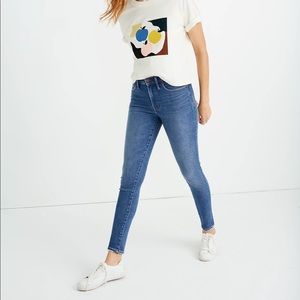 Madewell 9" Mid-Rise Skinny Jeans in Pearson Wash size 28